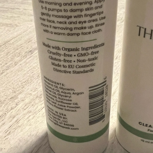 The Spa Dr- Facial Cleanser- set of 2- $49- NEW-Oil based-GMO & Cruelty free- - Picture 3 of 5